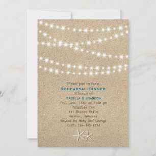 Invitación a la cena de ensayo de destino de las l