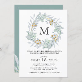 Invitación a la cena de ensayo de Gentle Botanics