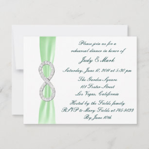 Invitación a la cena de ensayo de la boda de la in