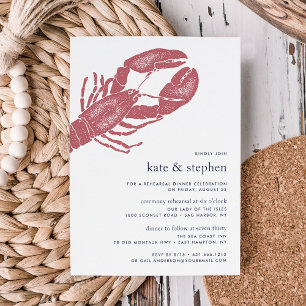 Invitación a la cena de ensayo de la ceremonia de 