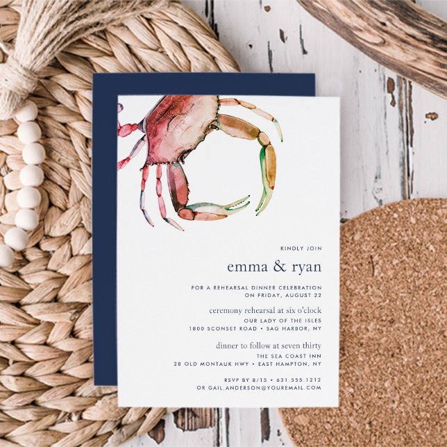 Invitación a la cena de ensayo de la ceremonia del (Subido por el creador)