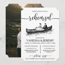 Invitación a la cena de ensayo de la pareja en can