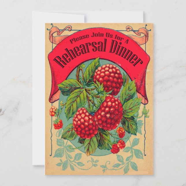 invitación a la cena de ensayo de orquídeas del pa (Anverso)