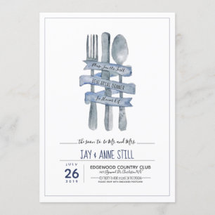Invitación a la cena de ensayo de Utensilios