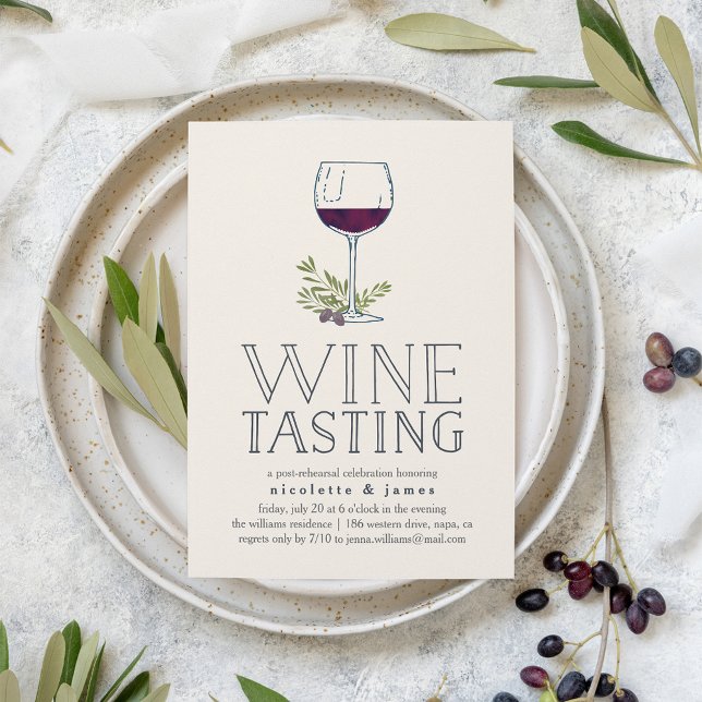 Invitación a la cena de ensayo de vinos (Subido por el creador)