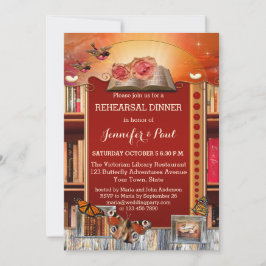 Invitación a la cena de ensayo para amantes de la 