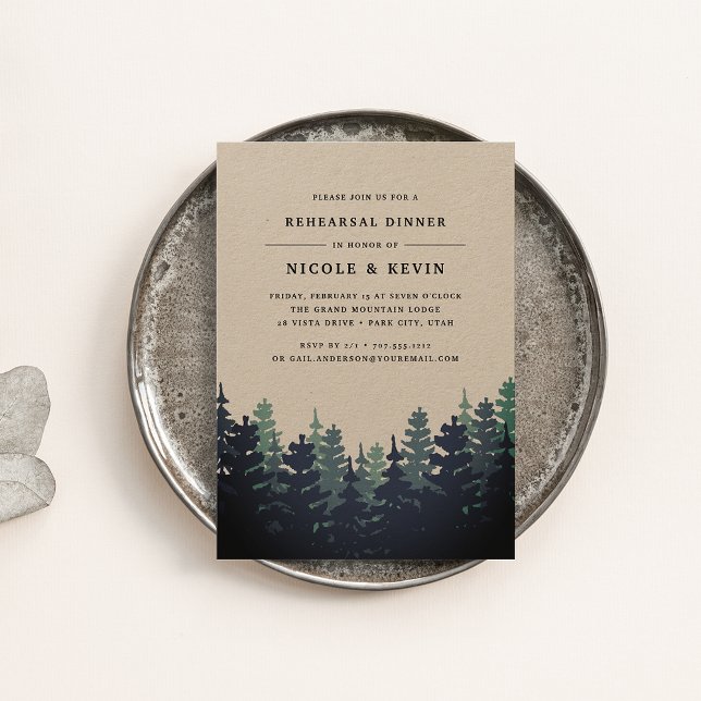 Invitación a la cena de ensayo sobre bosques de in (Subido por el creador)