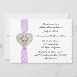 Invitación a la Cena de Ensayo Unicornio Morado de