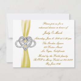 Invitación a la cena de ensayos de corazón con inf