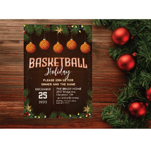 Invitación a la cena de fiesta de feriado de balon