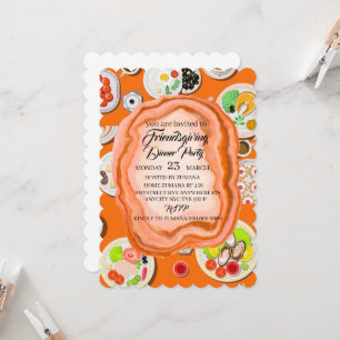 Invitación a la cena de Friendsgiving, parte de Ac