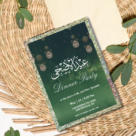 Invitación a la cena de Green Sparkle Eid al Adha