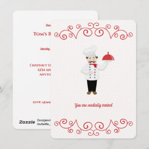 Invitación a la cena de jubilaciones inspiradas po