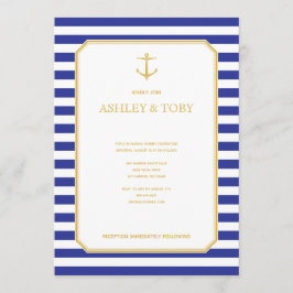 Invitación a la cena de la Armada Náutica y el ens