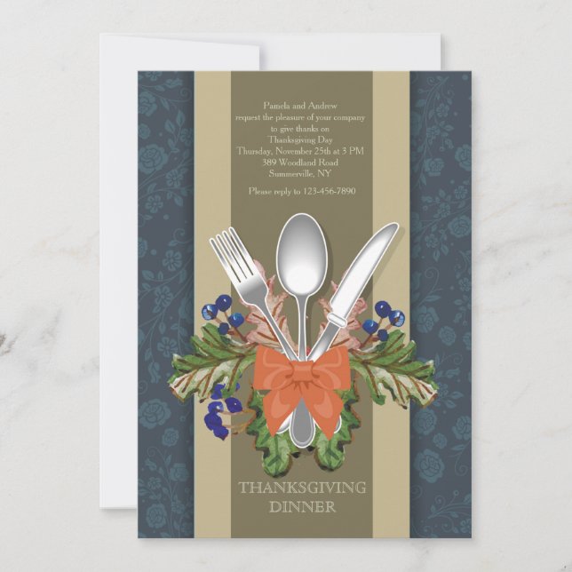 Invitación a la Cena de la Cosecha (Anverso)