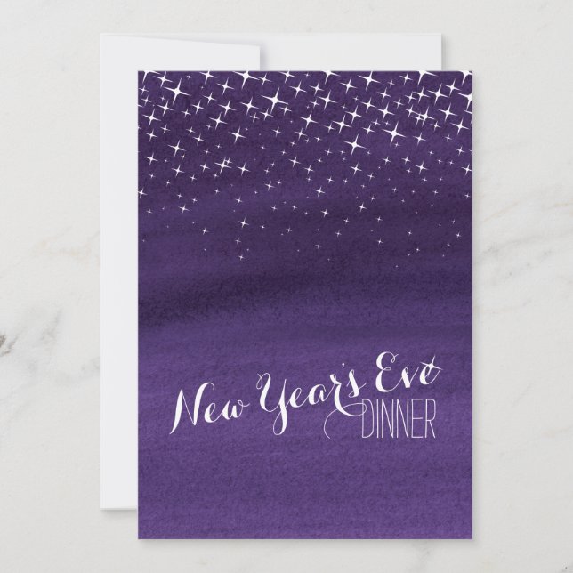 Invitación a la cena de la estrella pintada de Año (Anverso)