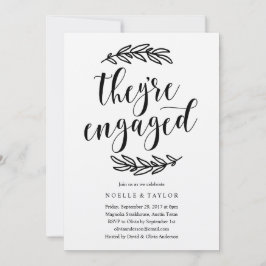 Invitación a la cena de la fiesta de compromiso ru