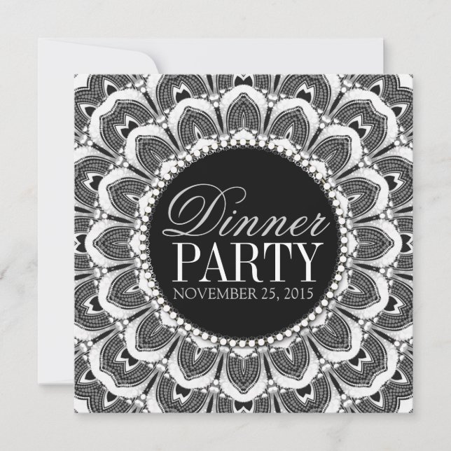 Invitación a la cena de la fiesta tribal de margar (Anverso)