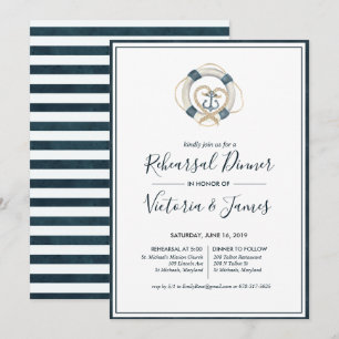 Invitación a la cena de la Marina Náutica y el ens