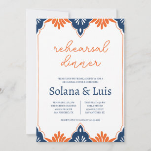 Invitación a la cena de la Marina y el Naranja de