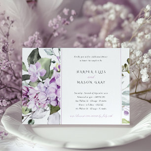 Invitación a la cena de Lilac Elegance