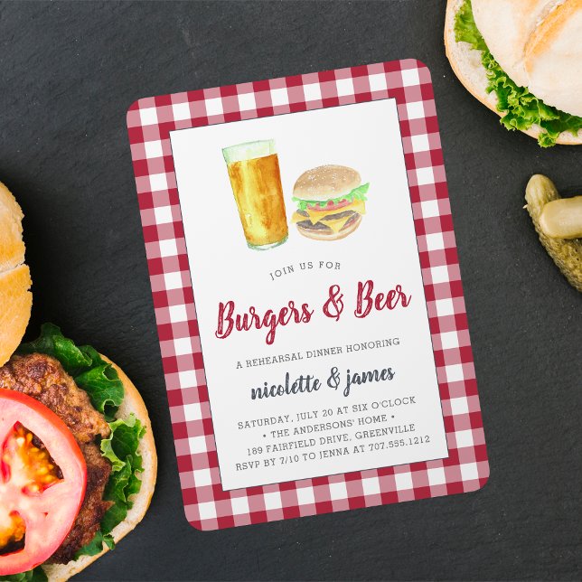 Invitación a la cena de los ensayos de hamburguesa (Subido por el creador)