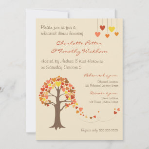 Invitación a la cena de los ensayos del corazón de