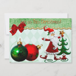 Invitación a la cena de los Navidades clásicos de