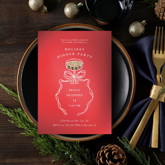 Invitación a la cena de los Navidades Espresso Mar