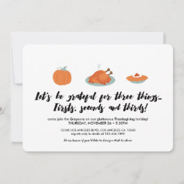 Invitación a la cena de los 'Thanksending Helpings