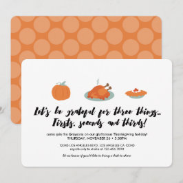 Invitación a la cena de los 'Thanksending Helpings