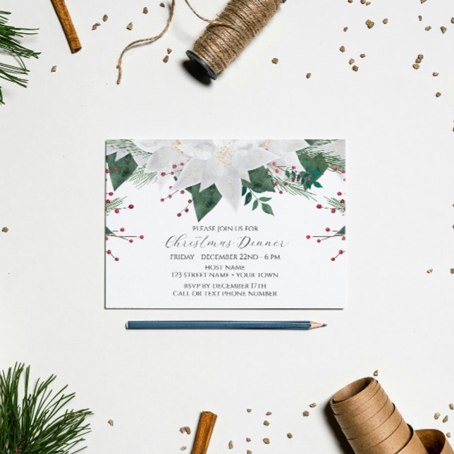 Invitación a la Cena de Navidad con Flor de Nocheb (Subido por el creador)