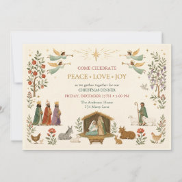 Invitación a la Cena de Navidad de la Natividad