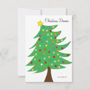 Invitación a la cena de Navidades