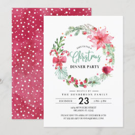 Invitación a la cena de Navidades