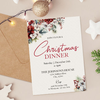 Invitación a la cena de navidades