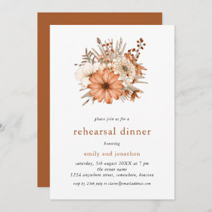 Invitación a la cena de otoño en Florals