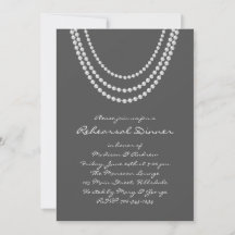 Invitación a la cena de Pearl Rehearsal de 1920 - 