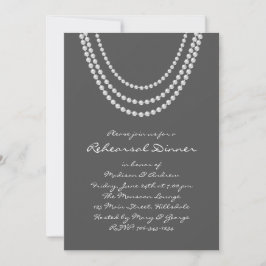 Invitación a la cena de Pearl Rehearsal de 1920 - 