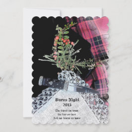 Invitación a la cena de Robbie Burns Casual