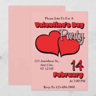 Invitación a la Cena de San Valentín