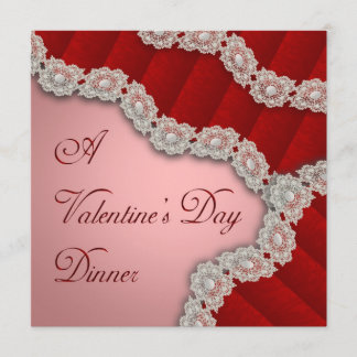 Invitación a la cena de San Valentín de Lacy Red D