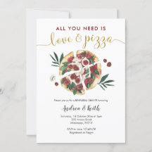 Invitación a la cena de un ensayo de amor italiano