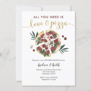 Invitación a la cena de un ensayo de amor italiano