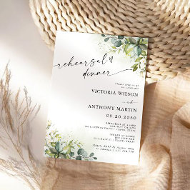 Invitación a la cena de un ensayo de vegetación