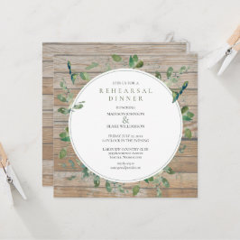 Invitación a la cena de un ensayo de vegetación de