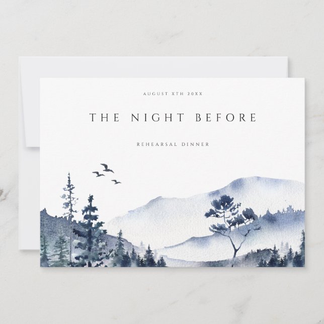 Invitación a la cena de un ensayo del Boho de Mont (Anverso)