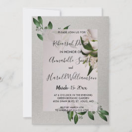 Invitación a la cena de un ensayo elegante
