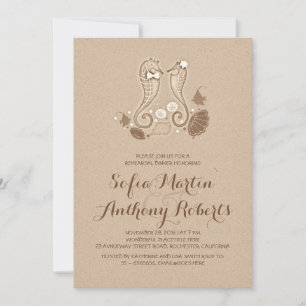 Invitación a la cena de una pareja de caballitos d