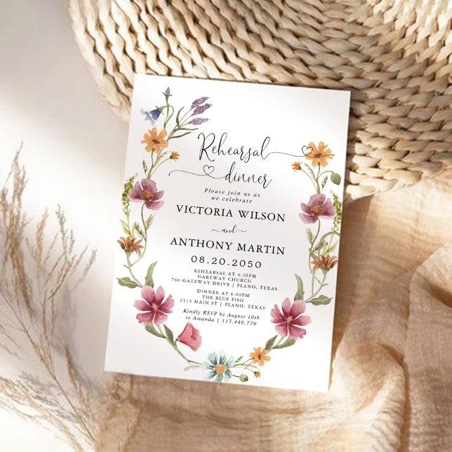 Invitación a la cena de Wildflowers (Subido por el creador)